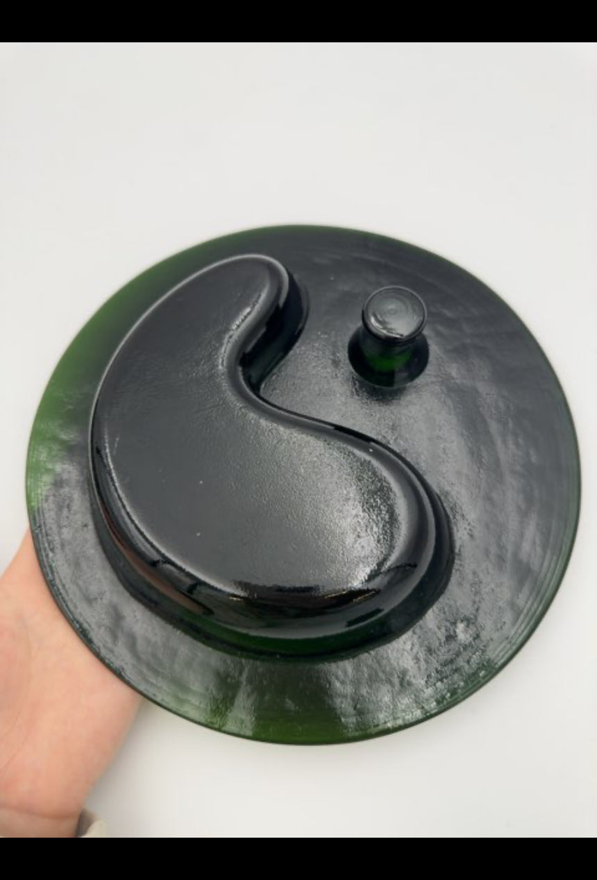 Blomsterfad, Holmegaard, grøn